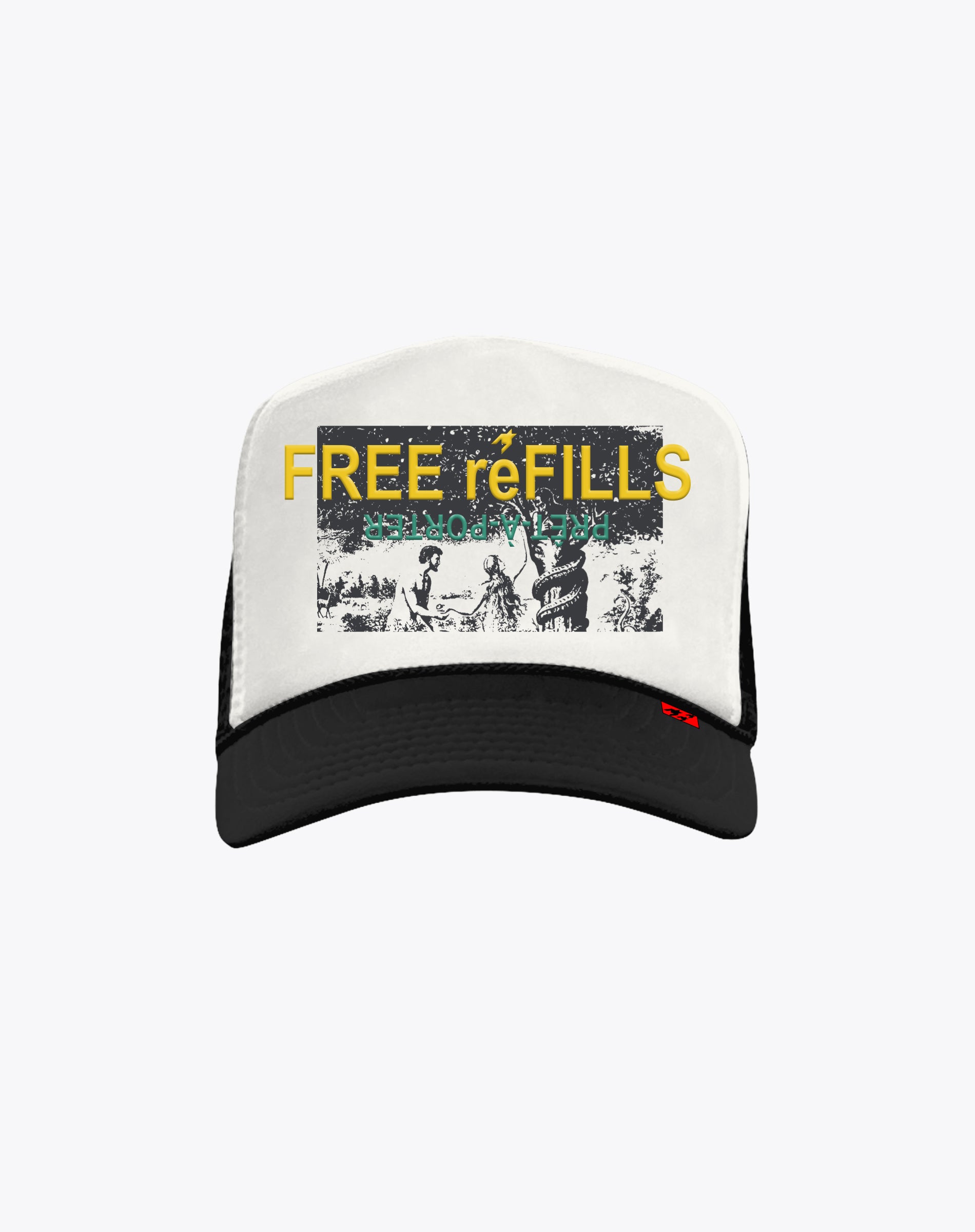 Forbidden Trucker Hat - Black/White